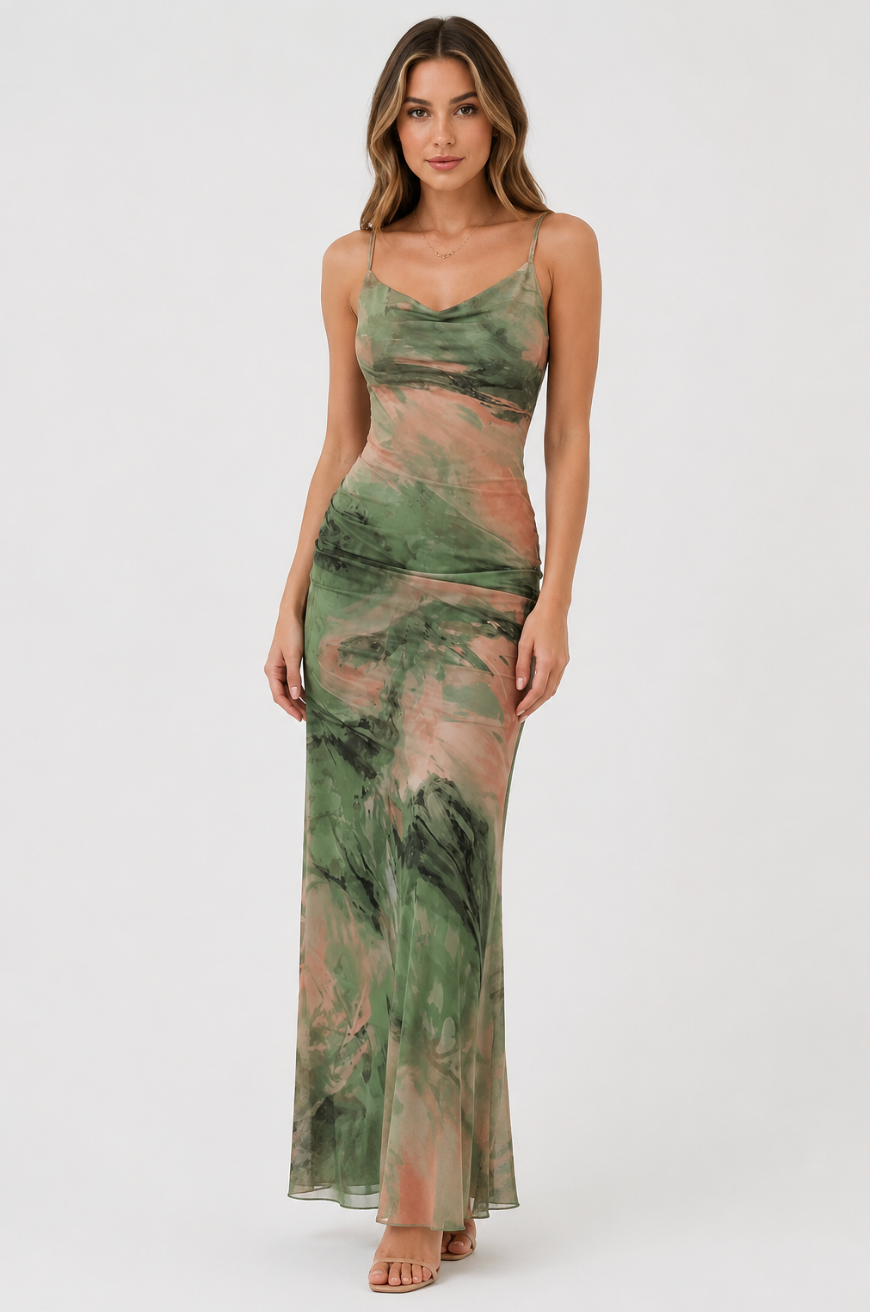 Marella Abstract Maxi Dress