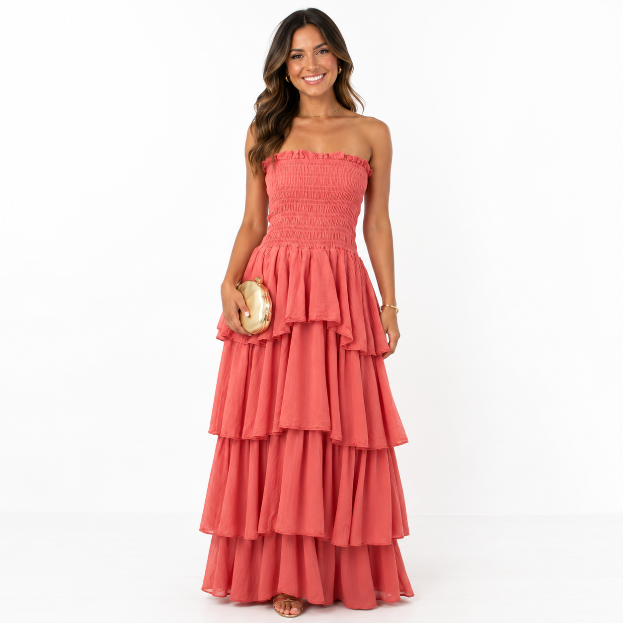 Sienna Ruffle Maxi Dress
